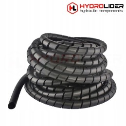 Spiral cover 27 32mm black hydrolider