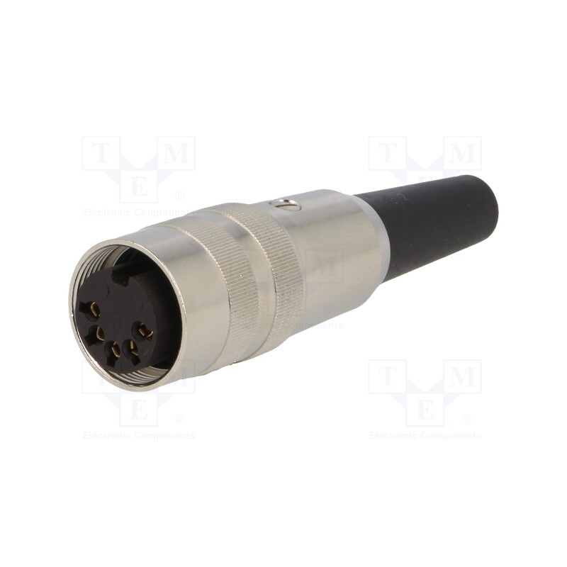 1 pcs x LUMBERG - KV 50 - Connector: M16, plug, female, soldering, for cable, PIN: 5, 5A, 60V