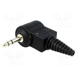 1 pcs x CLIFF - CL2076S - Plug, Jack 6,3mm, stereo, ways: 3, angled 90°, Jumbo, 15mm
