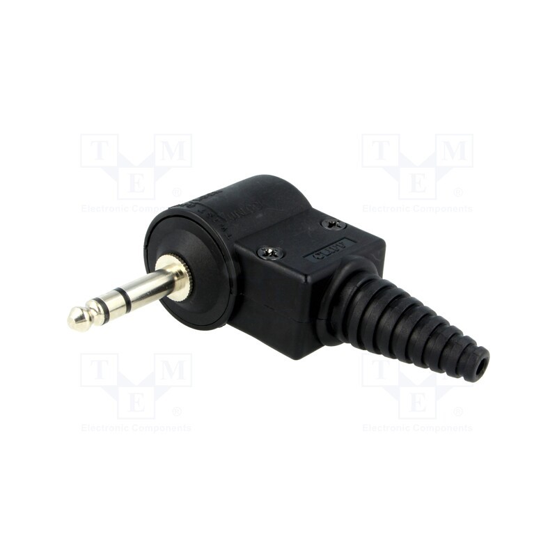 1 pcs x CLIFF - CL2076S - Plug, Jack 6,3mm, stereo, ways: 3, angled 90°, Jumbo, 15mm