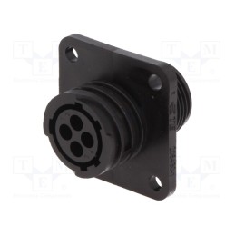 1 pcs x TE Connectivity - 206430-1 - Socket, female, PIN: 4, w/o contacts, CPC Series 1, size 11