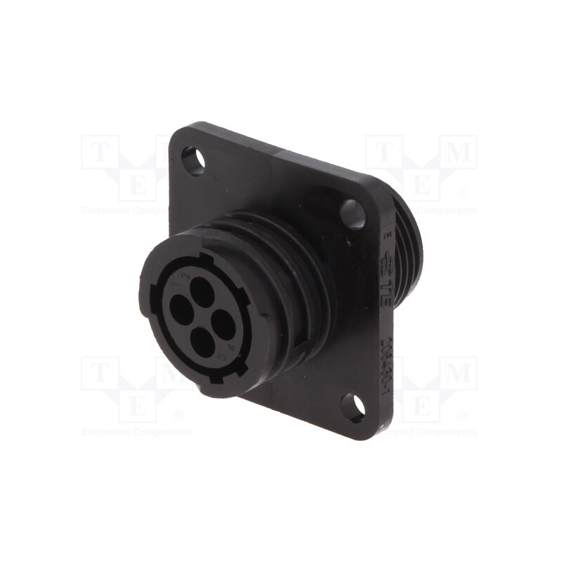1 pcs x TE Connectivity - 206430-1 - Socket, female, PIN: 4, w/o contacts, CPC Series 1, size 11