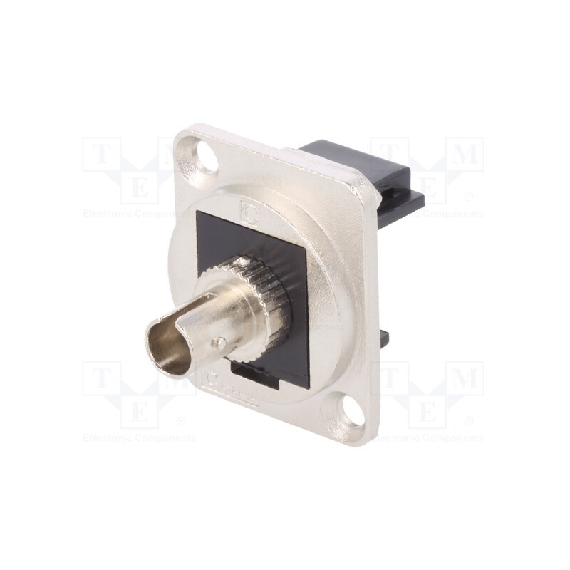 1 pcs x CLIFF - CP30218M - Connector: fiber optic, coupler, ST,both sides, Mat: metal, FT