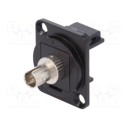 1 pcs x CLIFF - CP30218MB - Connector: fiber optic, coupler, ST,both sides, Mat: metal, FT