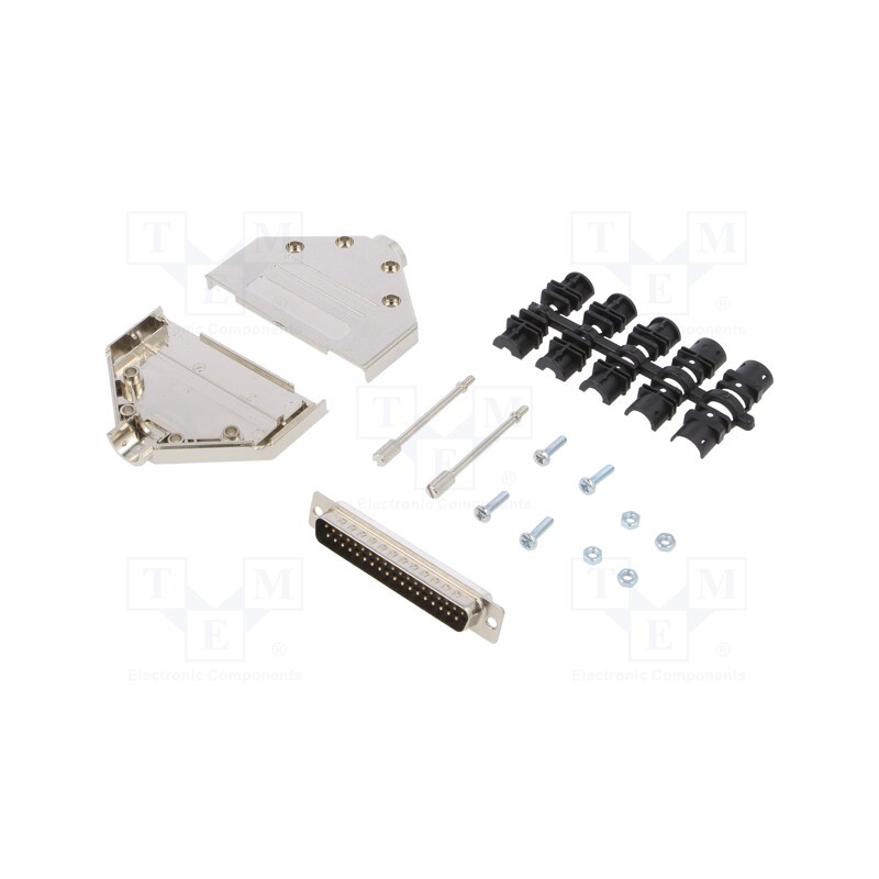 1 pcs x ENCITECH - 6355-0030-04 - D-Sub, PIN: 37, plug, male, soldering, for cable, black