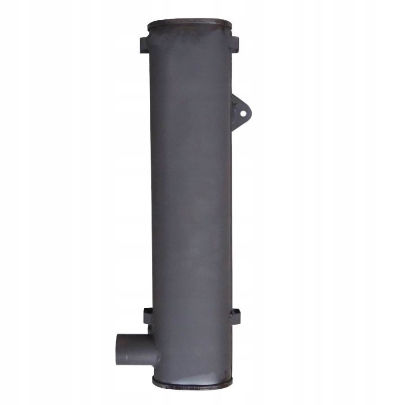 Horizontal exhaust muffler for Renault Claas tractors