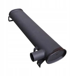 Horizontal exhaust muffler for Renault Claas tractors