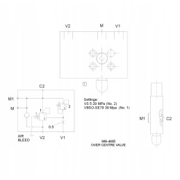 Hiab extension cylinder lock