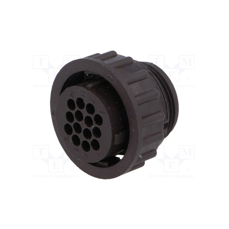 1 pcs x TE Connectivity - 183039-1 - Plug, female, PIN: 14, w/o contacts, CPC Series 1, for cable