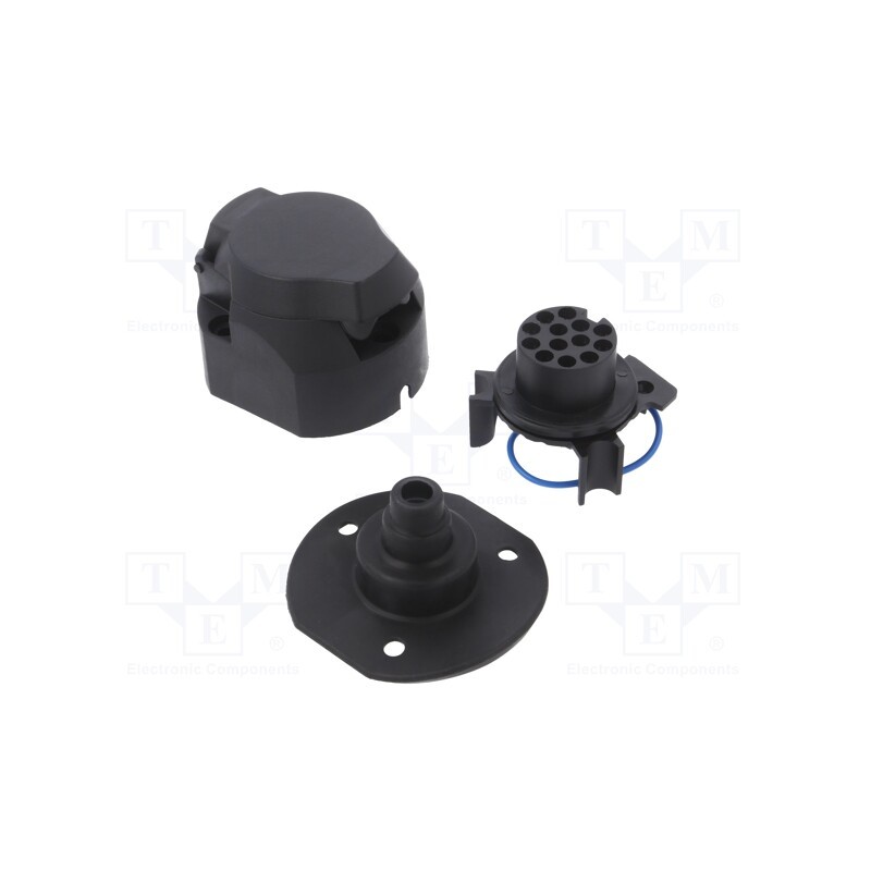 1 pcs x TESAT - G12-T13-41FE - Connector: automotive, socket, for panel mounting, PIN: 13, 12VDC