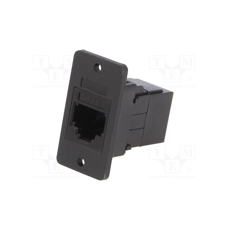 1 pcs x CLIFF - CP30623X - Coupler, SLIM, Cat: 3, Layout: 6p4c, RJ11 socket,both sides, 29mm