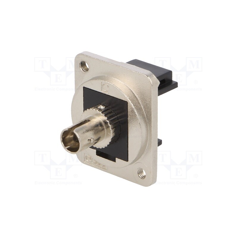 1 pcs x CLIFF - CP30218M3 - Connector: fiber optic, coupler, ST,both sides, Mat: metal, FT