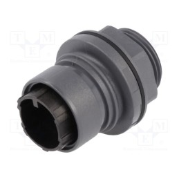 1 pcs x BULGIN - PXP6012/16P/CR - Connector: circular, socket, male, PIN: 16, w/o contacts, UL94V-0