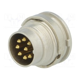 1 pcs x LUMBERG - SGV 81 - Connector: M16, socket, male, soldering, PIN: 8, 5A, 60V, IP40