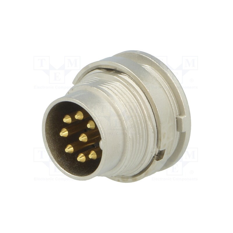 1 pcs x LUMBERG - SGV 81 - Connector: M16, socket, male, soldering, PIN: 8, 5A, 60V, IP40