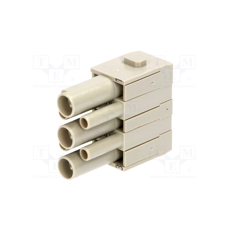 1 pcs x HARTING - 9140073101 - Connector: HDC, module, female, Han-Modular®, PIN: 7(3+4), crimped