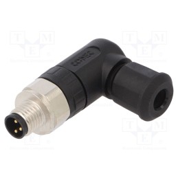 1 pcs x CONEC - SAL-8-RSWC3-S5,5 - Connector: M8, male, PIN: 3, angled 90°, for cable, plug, IP67