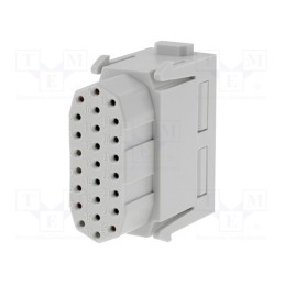 1 pcs x HARTING - 9140253101 - Connector: HDC, module, female, Han-Modular®, PIN: 25, w/o contacts