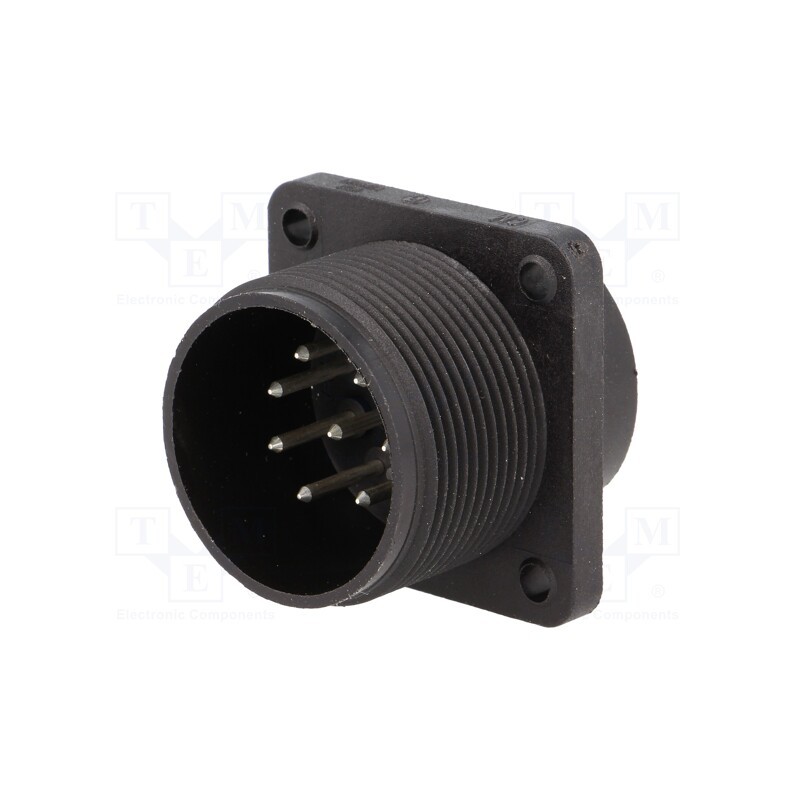 1 pcs x HIRSCHMANN - 932845100 CM 02 E 20-7 P - Connector: circular, socket, CM, IP67, PIN: 8, male, 10A, 50V, 1.5mm2