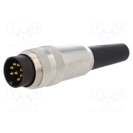 1 pcs x LUMBERG - SV 81 - Connector: M16, plug, male, soldering, for cable, PIN: 8, 5A, 60V