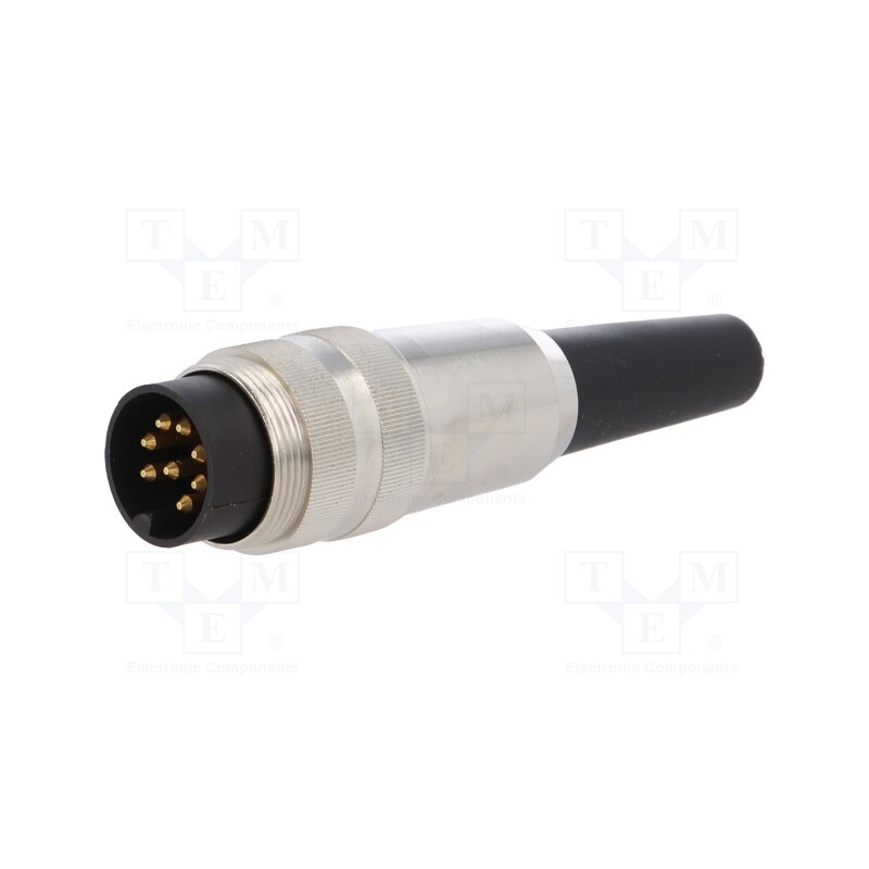 1 pcs x LUMBERG - SV 81 - Connector: M16, plug, male, soldering, for cable, PIN: 8, 5A, 60V