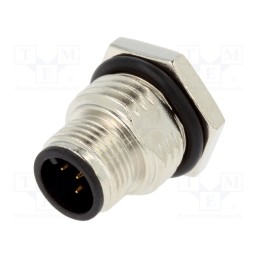 1 pcs x AMPHENOL LTW - M12A-05PMMP-SF8002 - Socket, M12, PIN: 5, male, A code-DeviceNet / CANopen, THT, IP68