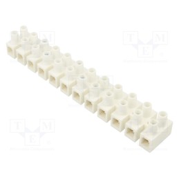 1 pcs x BM GROUP - BM9204 - Terminal block, screw terminal, 25mm2, 500V, ways: 12, natural