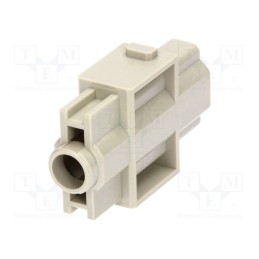 1 pcs x HARTING - 9140013131 - Connector: HDC, module, female, Han-Modular®, PIN: 1, w/o contacts