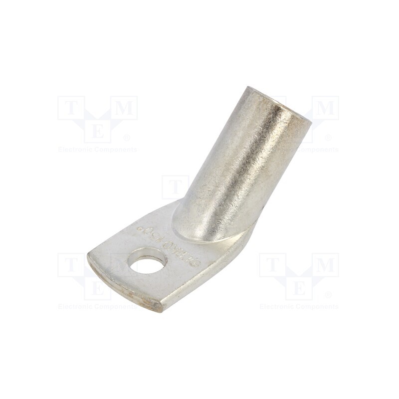 1 pcs x ERKO - KCS45_10-150/1 - Tip: ring tube, M10, 150mm2, crimped, for cable, angled 45°, tinned