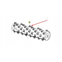 617631 0 welded-in cover for the adjustment drum