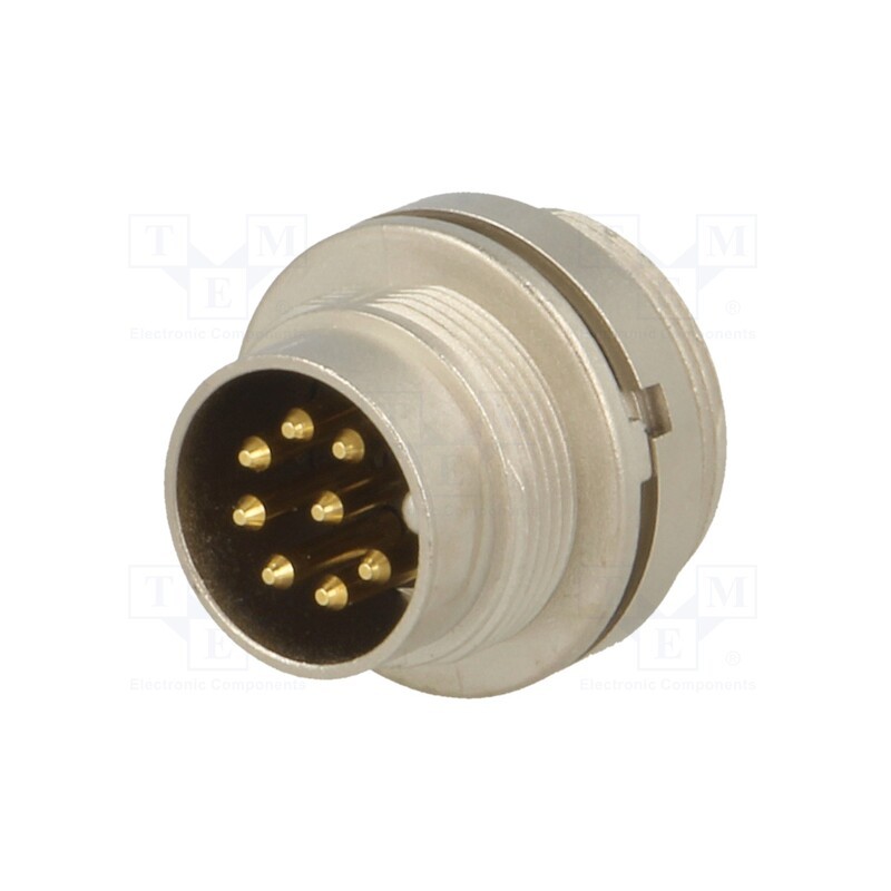 1 pcs x LUMBERG - SFV 81 - Connector: M16, socket, male, soldering, PIN: 8, 5A, 60V, IP40