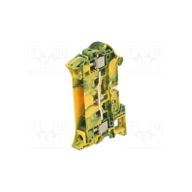 1 pcs x TE Connectivity - 1SNK508151R0000 (ZS10-PE-R1) - Splice terminal: rail, 0.5÷10mm2, ways: 1, terminals: 2, Width: 8mm