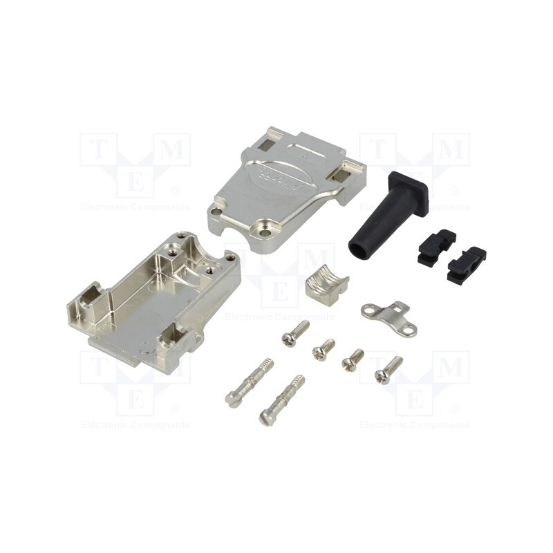 1 pcs x CONNFLY - DS1047-03-09M2S - Enclosure: for D-Sub connectors, D-Sub 9pin,D-Sub HD 15pin