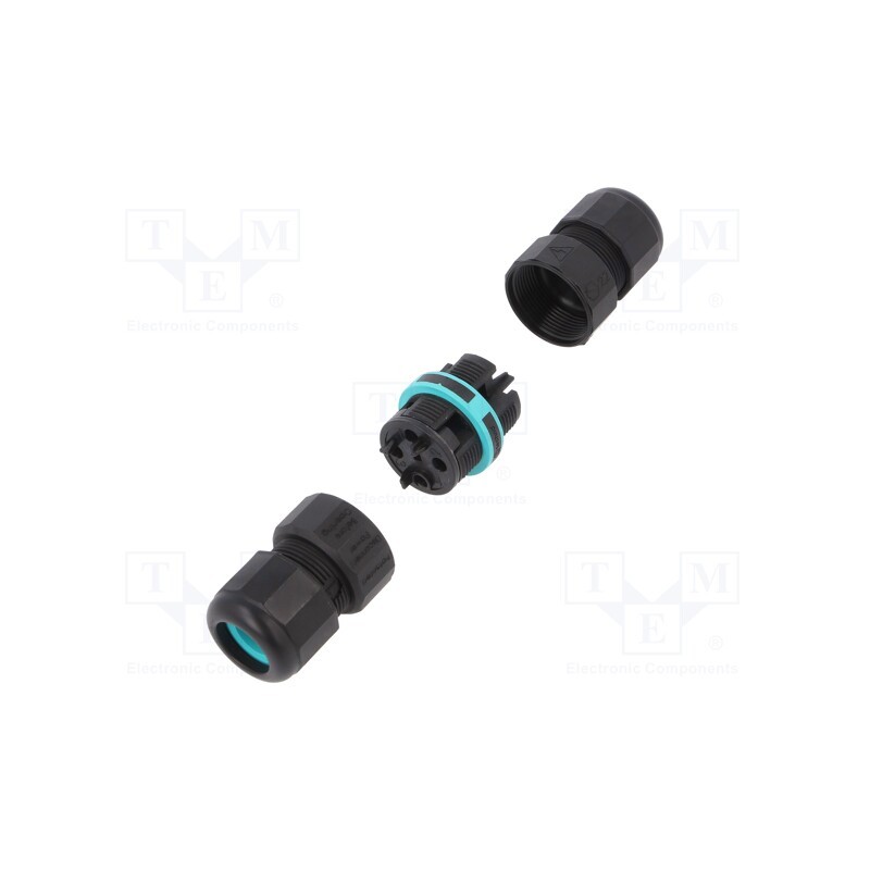 1 pcs x TECHNO - THB.391.A3A - Connector: AC supply, screw terminal, TH391, 7÷12mm, 0.5÷4mm2