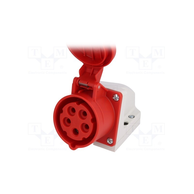 1 pcs x PCE - 115-6K - Connector: AC supply 3-phase, socket, female, 16A, 400VAC, IP44