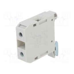 1 pcs x POKu00d3J - A11-1538 - Splice terminal: rail, 4÷25mm2, ways: 1, terminals: 2, grey, TS35