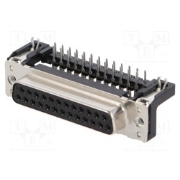 1 pcs x HARTING - 9663526612 - D-Sub, PIN: 25, socket, female, angled 90°, THT, UNC 4-40