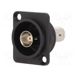 1 pcs x CLIFF - CP303095 - Coupler, BNC socket,both sides, 75Ω, black, Mat: plastic, FT