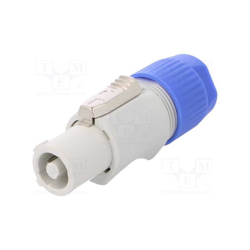 1 pcs x CLIFF - FM12316 - Connector: circular, male, CLIFFCON-P, 20A, 250VAC, for cable, grey