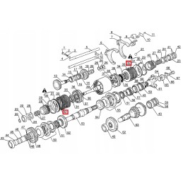 Manitou 473725 gearbox clutch disc