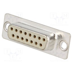 1 pcs x HARTING - 9670154715 - D-Sub, PIN: 15, plug, female, soldering, Type: turned contacts