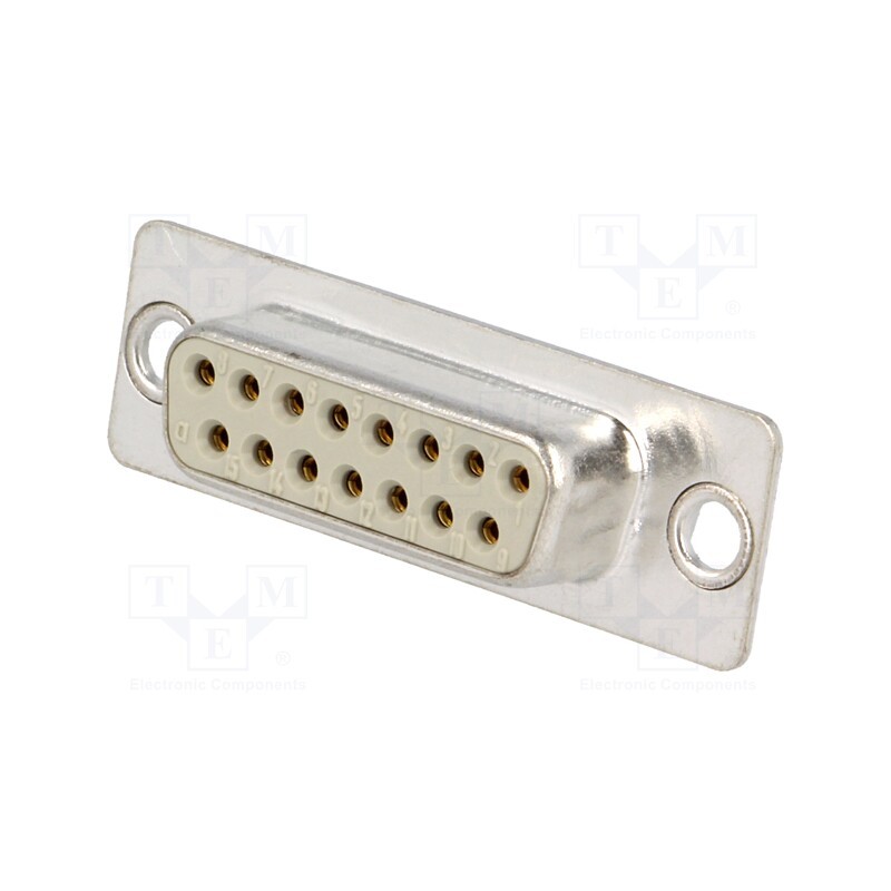 1 pcs x HARTING - 9670154715 - D-Sub, PIN: 15, plug, female, soldering, Type: turned contacts
