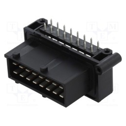 1 pcs x TE Connectivity - 1-963215-1 - Connector: automotive, JPT, male, socket, on PCBs, PIN: 16, black