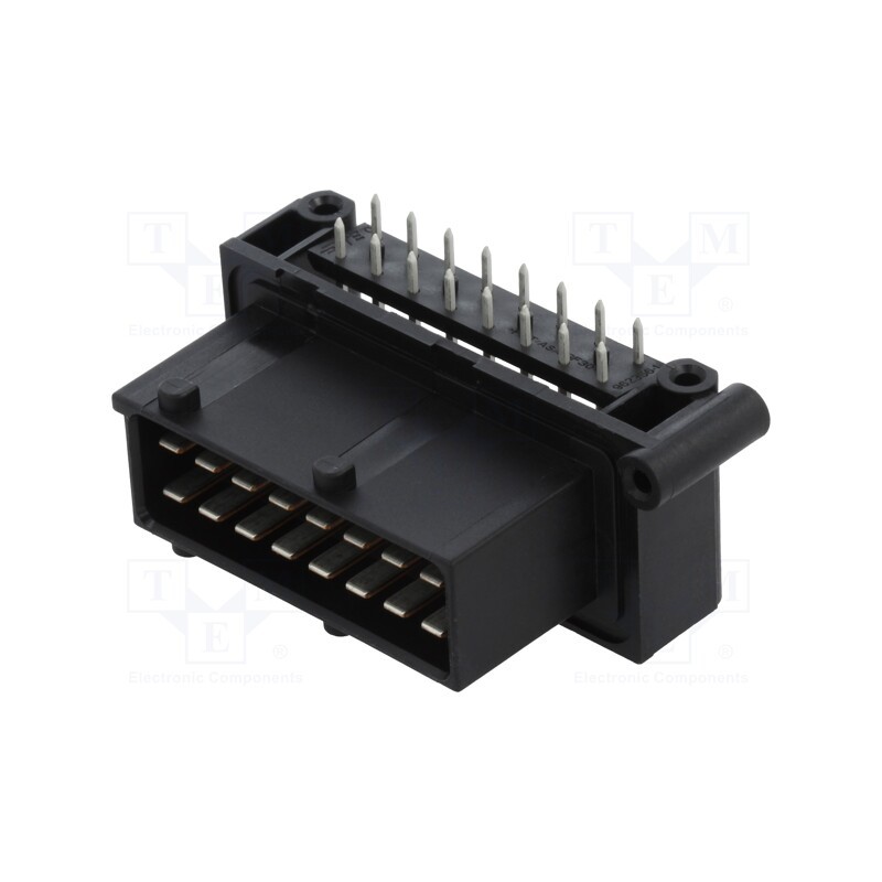1 pcs x TE Connectivity - 1-963215-1 - Connector: automotive, JPT, male, socket, on PCBs, PIN: 16, black