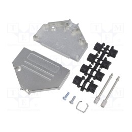 1 pcs x ENCITECH - 6560-0805-04 - Enclosure: for D-Sub connectors, D-Sub 37pin,D-Sub HD 62pin