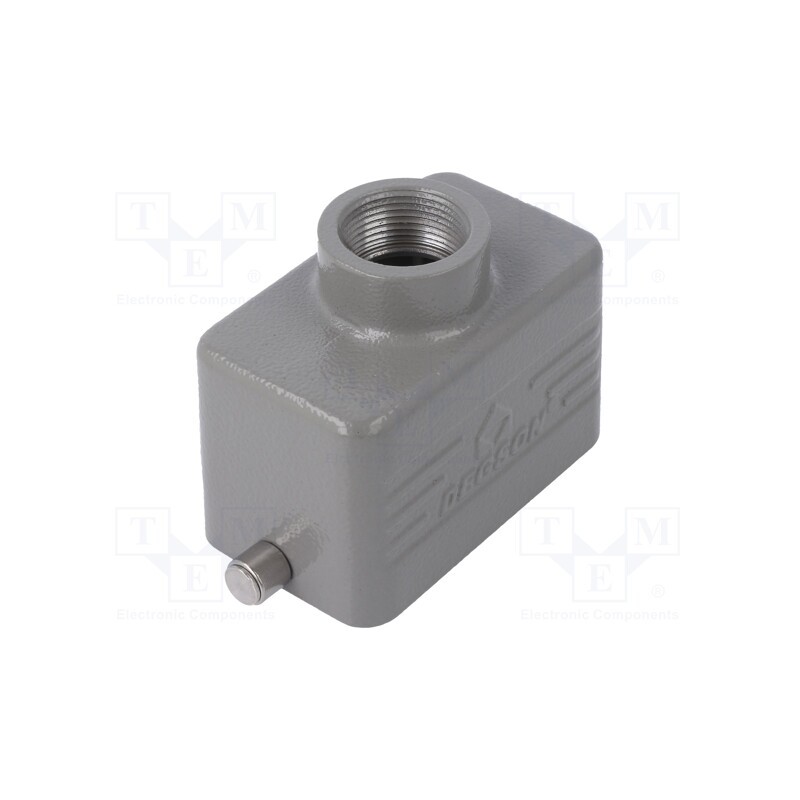 1 pcs x DEGSON ELECTRONICS - D10B-TE-2G-PG16 - Enclosure: for HDC connectors, size D10B, for cable, for latch