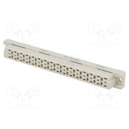 1 pcs x PANCON - 100-032-432 - Socket, DIN 41612, type D, female, PIN: 32, THT, straight, 6A, HI-CON