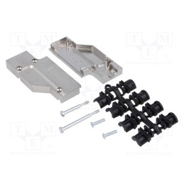 1 pcs x MH CONNECTORS - MHDCMR25-RA-K - Enclosure: for D-Sub connectors, D-Sub 25pin,D-Sub HD 44pin