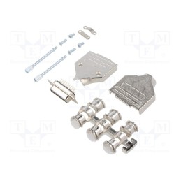 1 pcs x MH CONNECTORS - MHDM15-HD26FS-K - D-Sub HD, PIN: 26, plug, female, for cable, straight, soldering