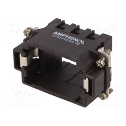 1 pcs x AMPHENOL - C146P10002G8 - Frame for modules, male, C146,heavy|mate M, size E10, Modules: 3